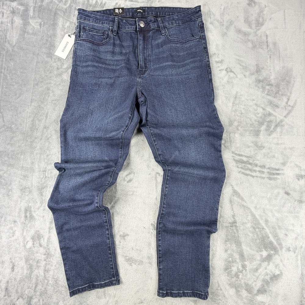 Express Men's Slim Fit Stretch Jeans 34x32 Blue Indigo NWT MSRP $88